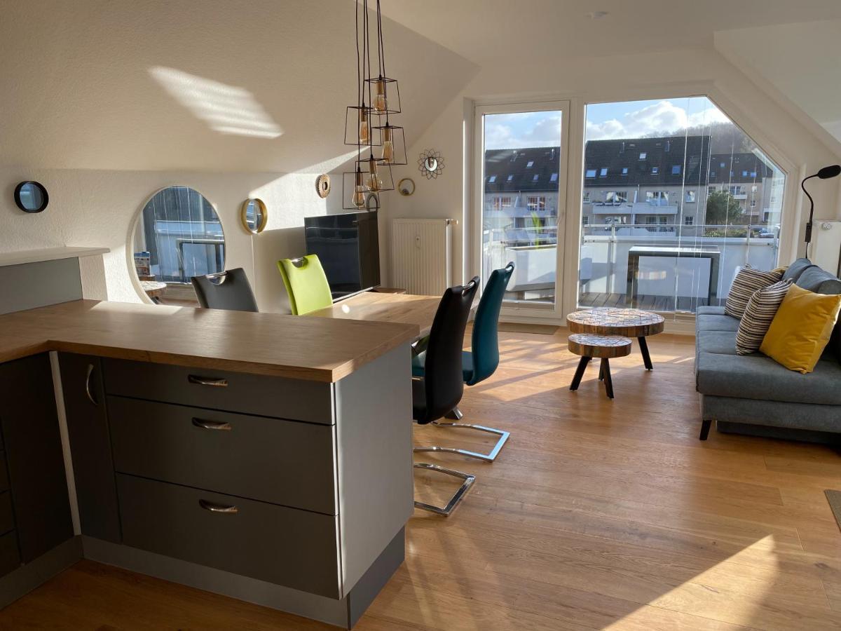 Beach House II - Penthousewohnung In Bestlage Mit Sonniger Dachterrasse Und Top Meerblick Harrislee Exterior foto